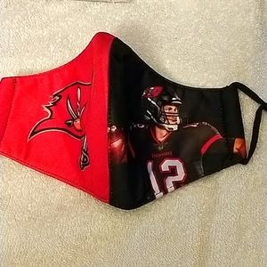 Red football mask
